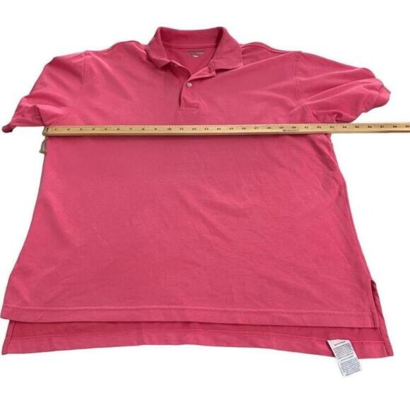 Zorrel Mens Dark Pink Golf Polo Short Sleeve DryTech Shirt Size Large - Picture 4 of 7